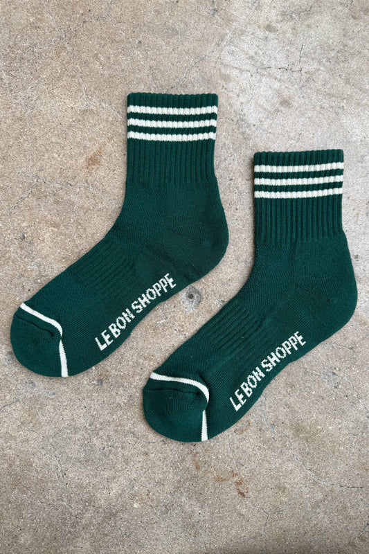 Girlfriend Socks | Hunter Green