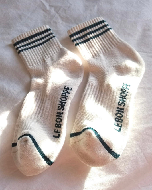 Girlfriend Socks — Egret