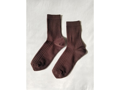 Her Socks - Mercerized Combed Cotton Rib (Multiple Colors)