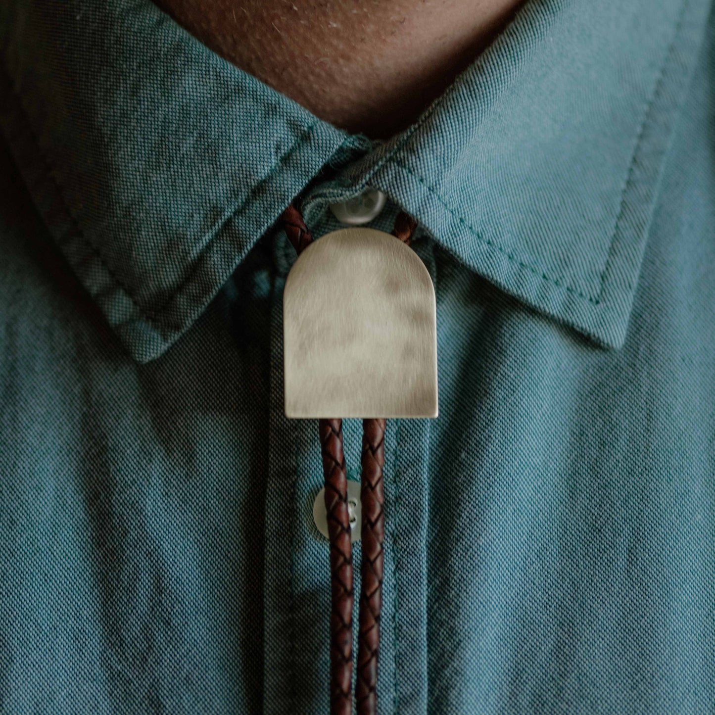 Soirée Solid Brass Bolo Tie