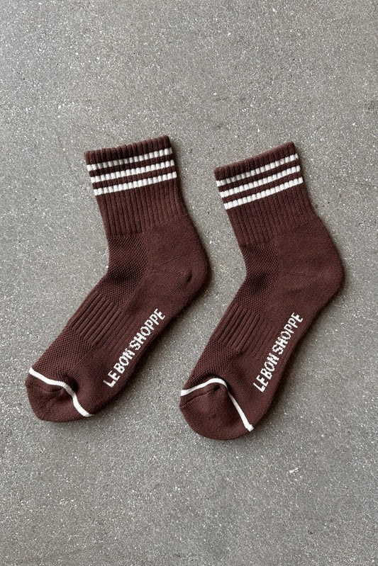 Girlfriend Socks | Mahogany