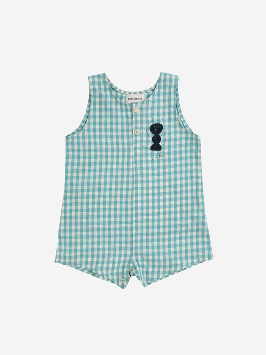 Ant Vichy Baby Woven Playsuit
