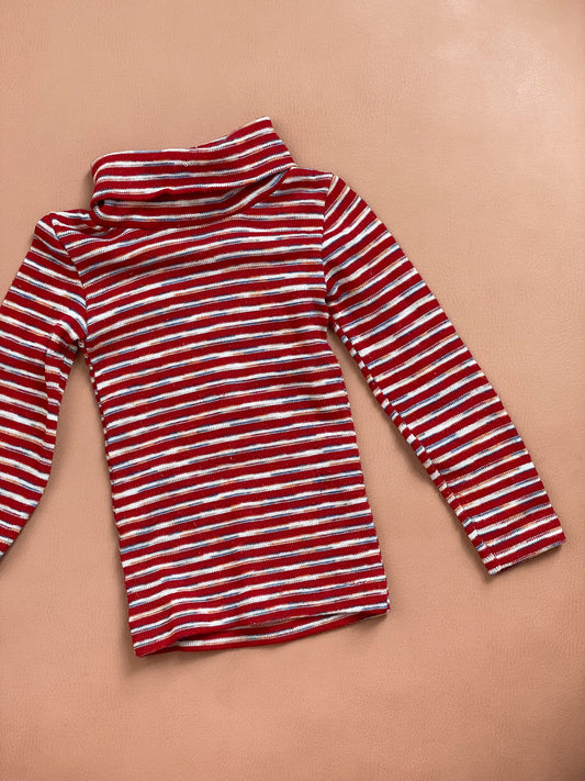 Vintage Striped Turtleneck — 3/4